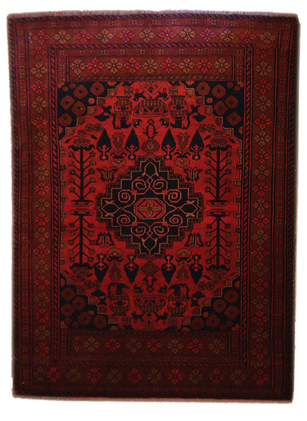 4.9x6.6 Afghan - Main Street Oriental Rugs
