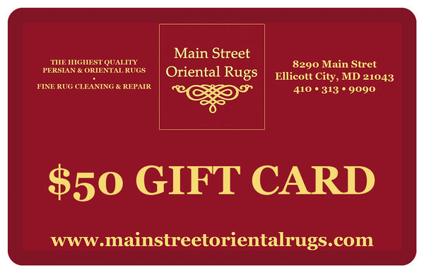 MSOR e-Gift Card - Main Street Oriental Rugs - 1