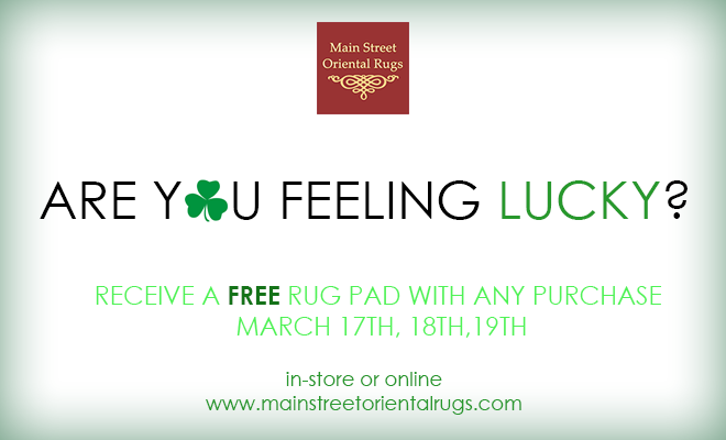You're in luck! Free rug pad with any purchase