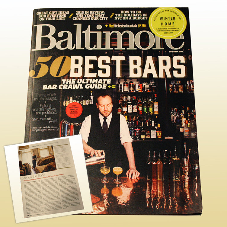 Press feature: Baltimore Magazine!