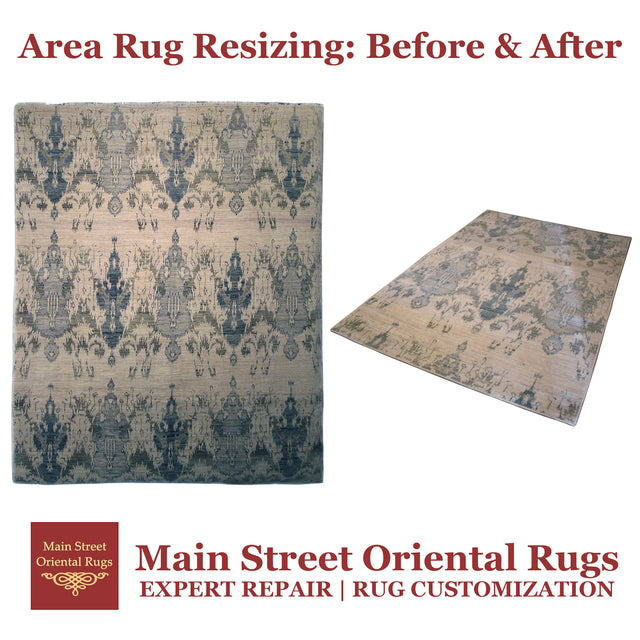 Area Rug Resizing: Before & After