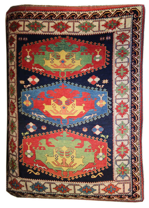 5.6x6.8 Kazak Design - Main Street Oriental Rugs