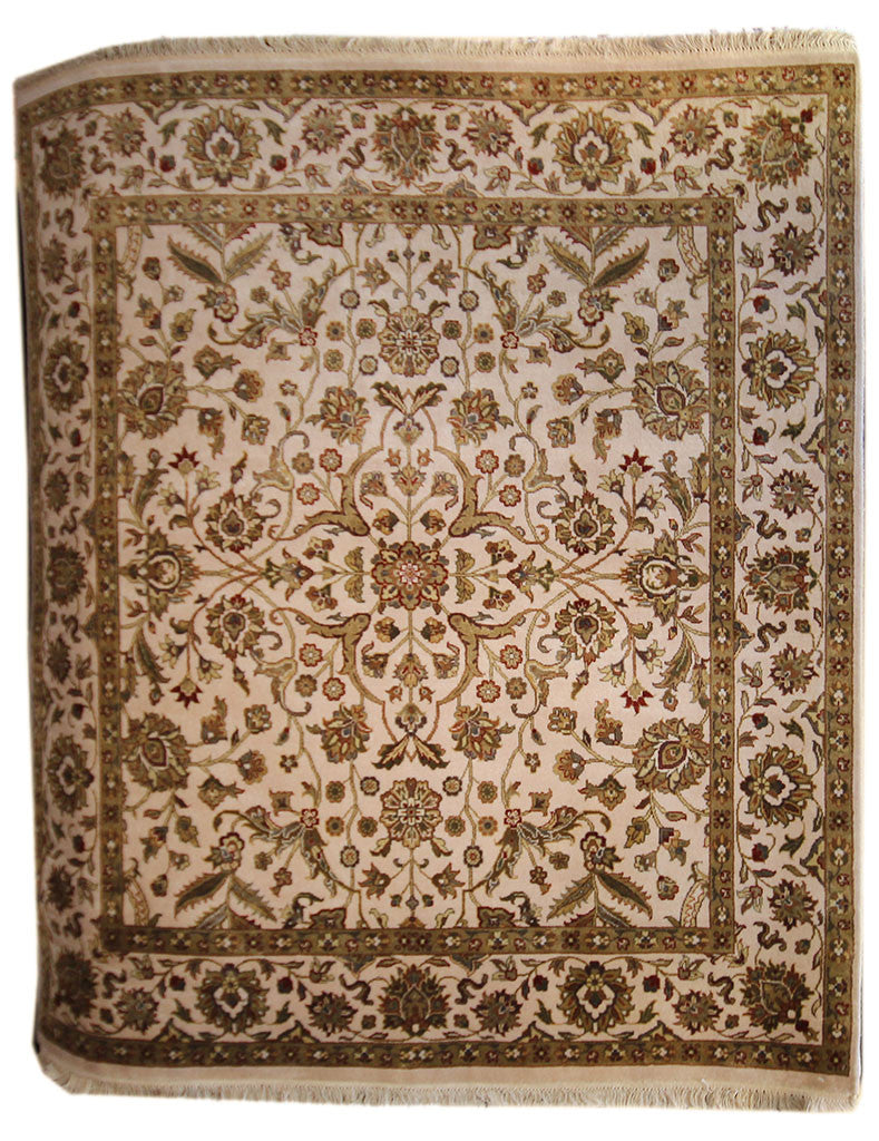 5.5x5.9 Indo-Persian - Main Street Oriental Rugs