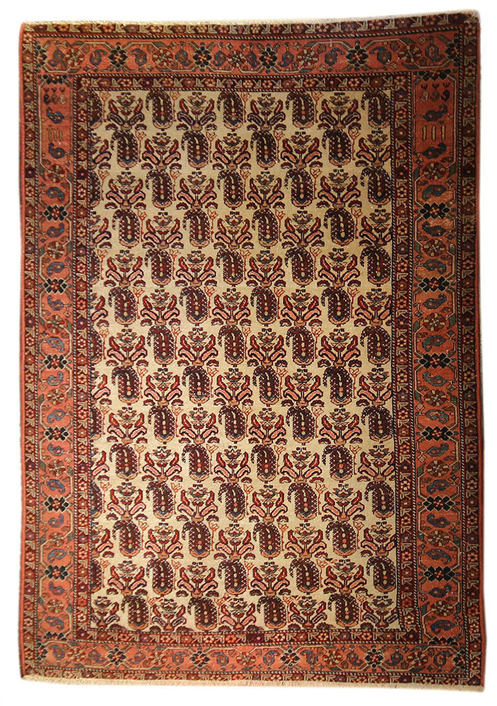 4.2x6 Persian Senneh - Main Street Oriental Rugs