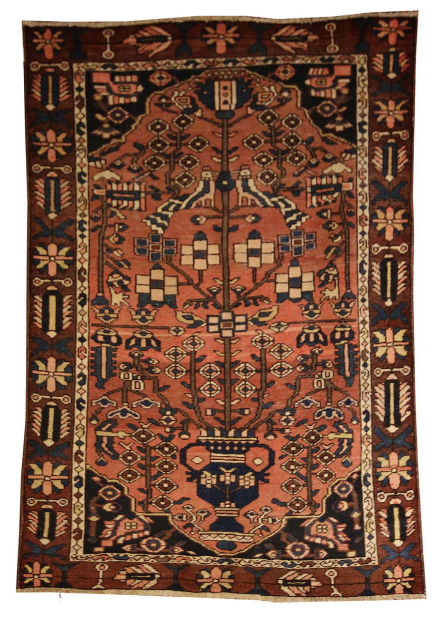 4x6.7 Antique Persian Malayer - Main Street Oriental Rugs