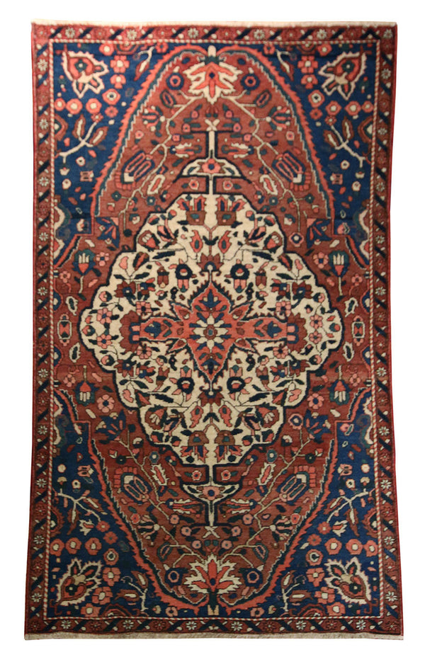 4.10x8.2 Persian Bakhtiari - Main Street Oriental Rugs