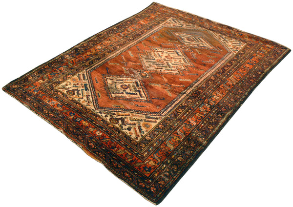 5x6.5 Antique Persian Karaja