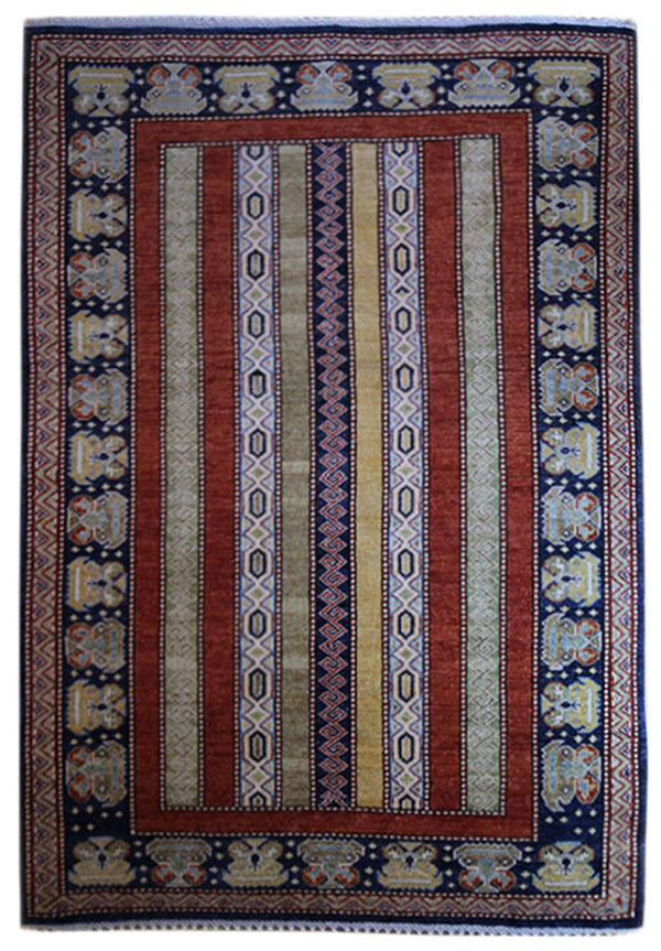 4.4x5.9 Finest Kazak - Main Street Oriental Rugs - 2